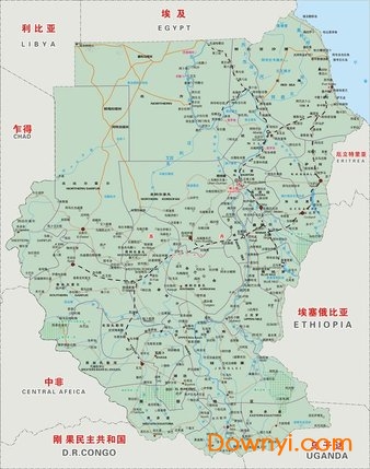 非洲地图素材 免费版2