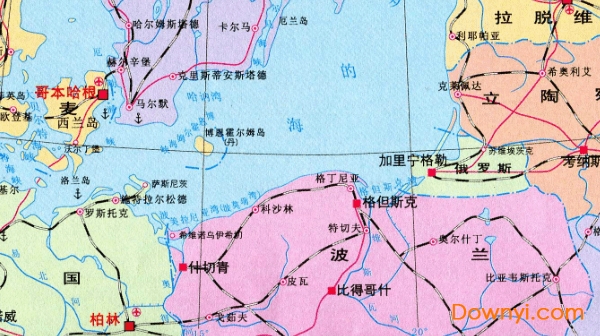 波罗的海地图中文版 截图1