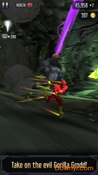 蝙蝠侠与闪电侠英雄跑酷手机版(batman the flash hero run) v2.3 安卓版4