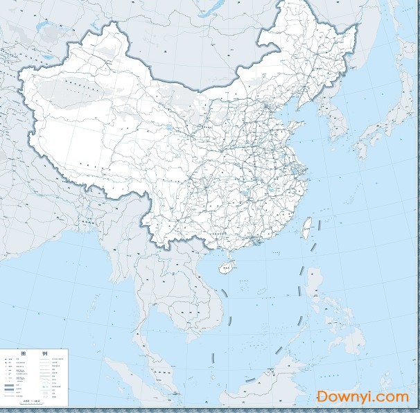 中国地图大图电子版 免费版1