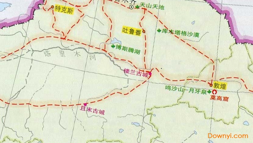 中国旅游地图高清版 截图0