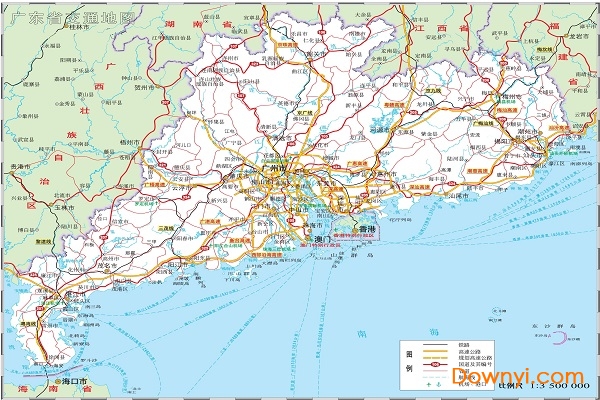 广东省交通地图全图 截图0