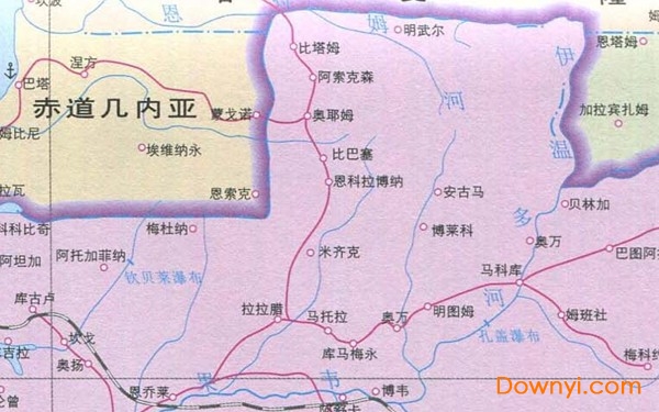 圣多美和普林西比加蓬旅游地图 免费版1