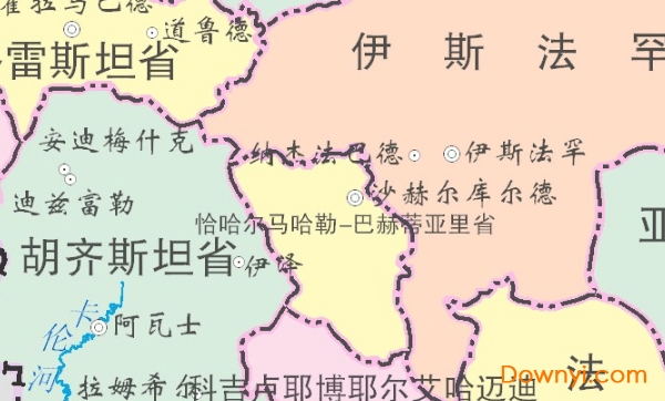 伊朗地图高清中文版 截图1