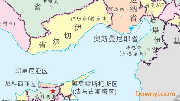 塞浦路斯地圖全圖高清版 截圖0