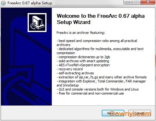 freearc压缩软件 v0.67 免费版0