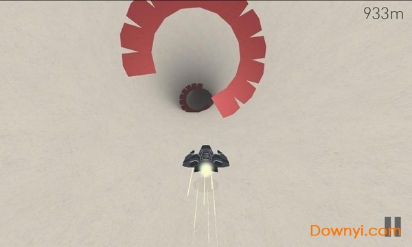 隧道飛行手游(fighter jet plane in 3d tunnel) 截圖0