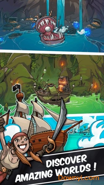 海盗点击者手机游戏(clicker pirates) 截图1