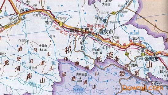 甘肃交通地图全图 截图0