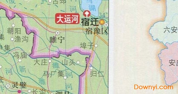 安徽省地图高清版 免费版2