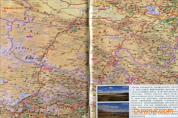 青藏铁路及沿线景点地图 0