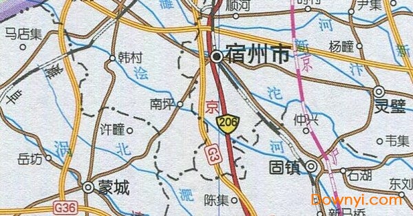 安徽交通地图 截图3