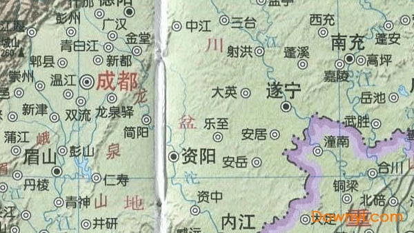 四川省地图全图高清版 截图1