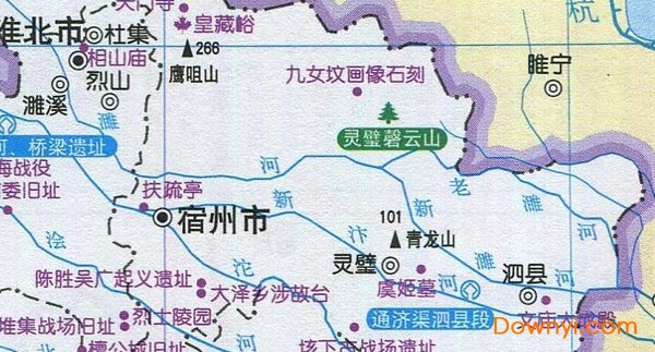 安徽省旅游地图全图高清版 截图1