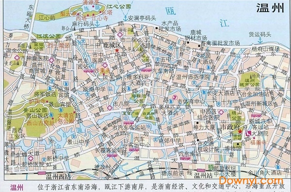 温州地图全图大图 中文免费版0