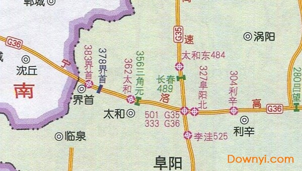 安徽省高速公路图 截图3
