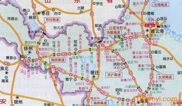 江苏高速公路地图全图