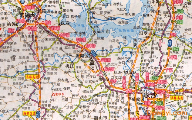 湖南高速地图
