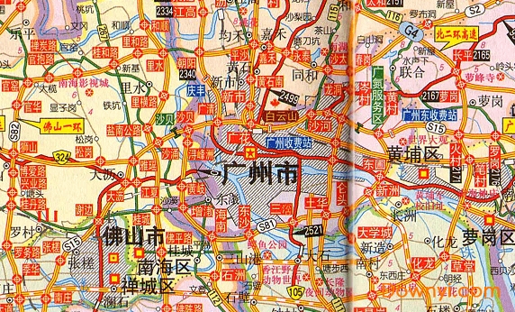 广州高速公路地图全图高清版大图 0