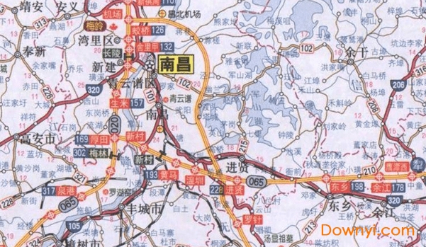 江西省交通地图高清版 0