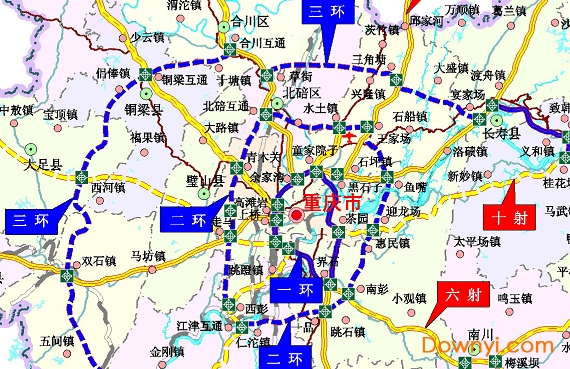 重庆高速公路最新规划图 0