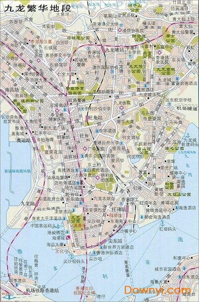 九龙繁华地段地图地形版 截图0