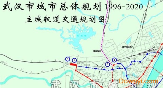 武汉2021年地铁规划图 截图1