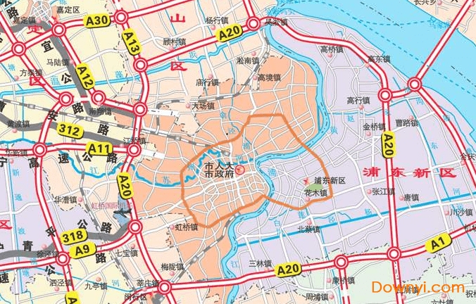 上海高速公路最新规划图 0