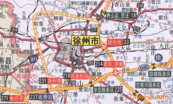 徐州市交通地图高清版 截图0