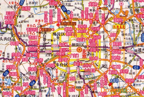 北京高速公路地图高清版大图 0