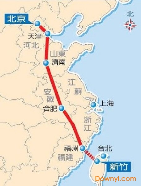 京臺高速公路線路圖