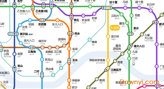 韩国首尔地铁图高清版 截图0