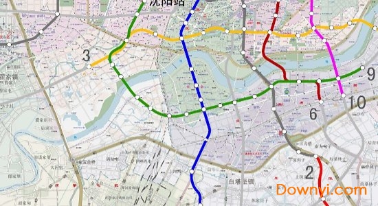 沈阳地铁规划线路图最新版 截图0
