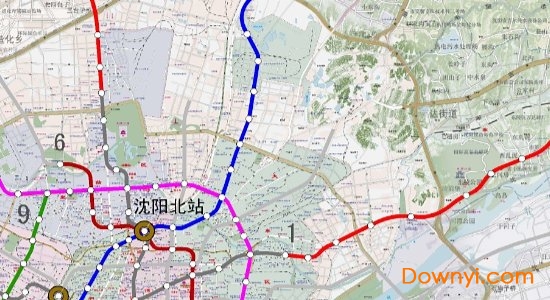 沈阳地铁规划线路图最新版 截图1