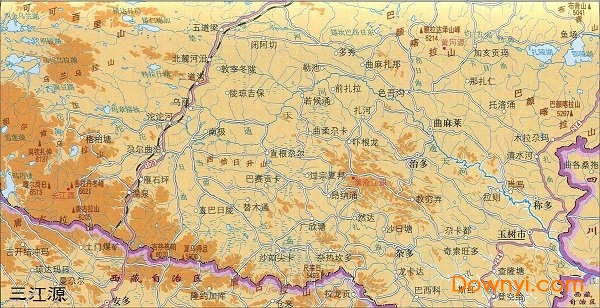 三江源地图地形版 截图0
