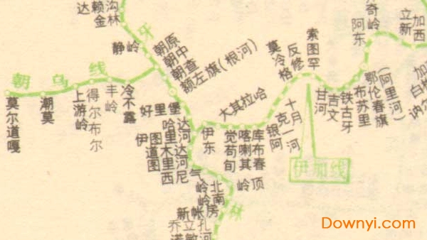 黑龙江铁路线路图高清版 截图1
