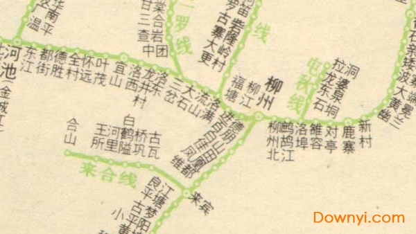 广西贵州云南铁路线路图高清版 免费版0