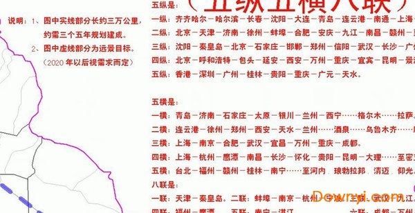 中国十大高速铁路规划图 0