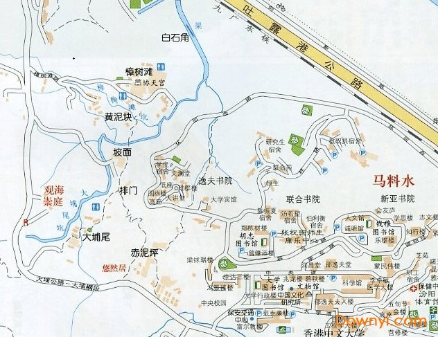 深圳沙头角地图 高清版0