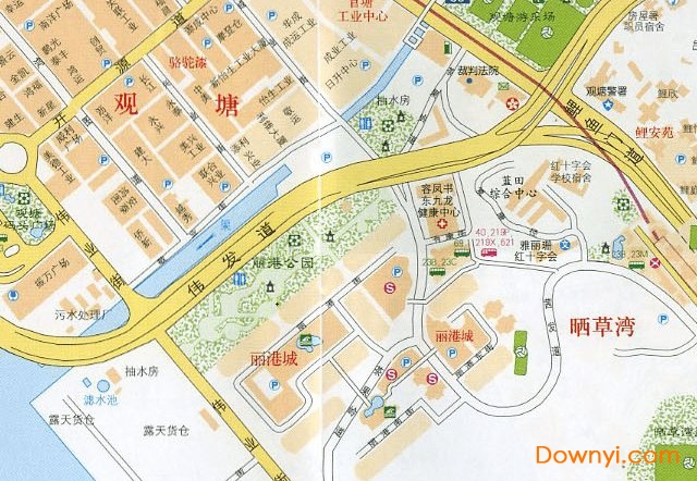 香港观塘地图 0