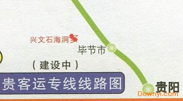 成贵高铁线路图站点图 2