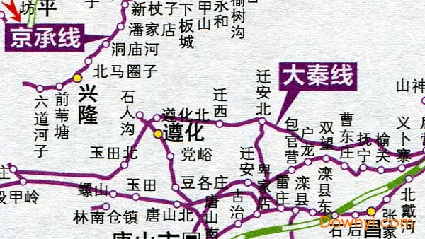 河北省铁路交通地图 免费版0