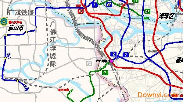 广州地铁规划图2021终极版 高清版0