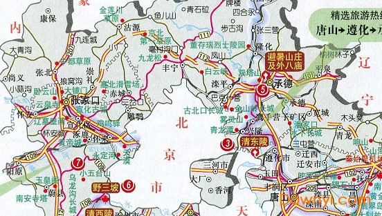河北省旅游地图高清版下载