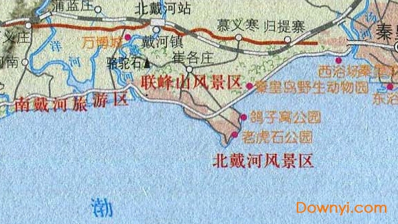 北戴河景区地图下载