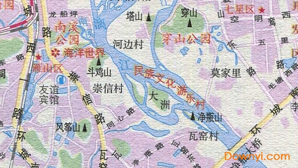 桂林旅游交通路线地图 高清版1