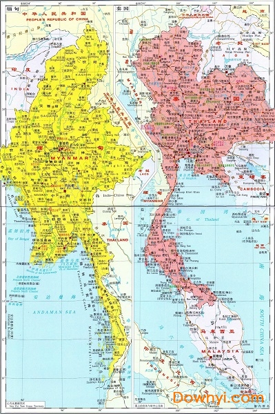 泰国地图高清版大图 截图0