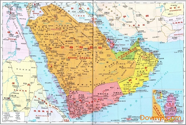 阿拉伯联合酋长国地图 免费版0