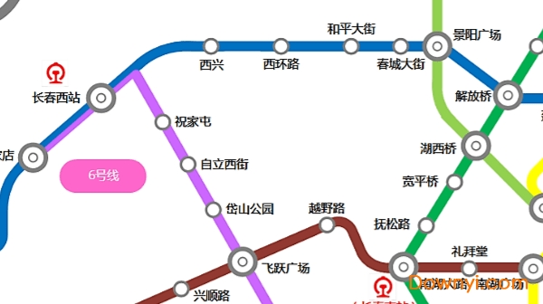 长春地铁规划图2021版 最新版1