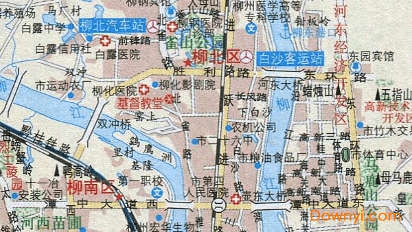 柳州周边自驾游地图 高清版0